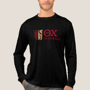Theta Chi Fraternity Emblem & Greek Letters Logo Tri-Blend Shirt