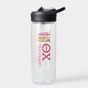 Theta Chi Fraternity Emblem & Greek Letters Logo Water Bottle