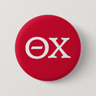 Theta Chi Fraternity Greek Letters Button