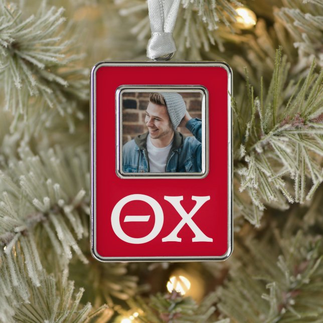 Theta Chi Fraternity Greek Letters Christmas Ornament (Tree)