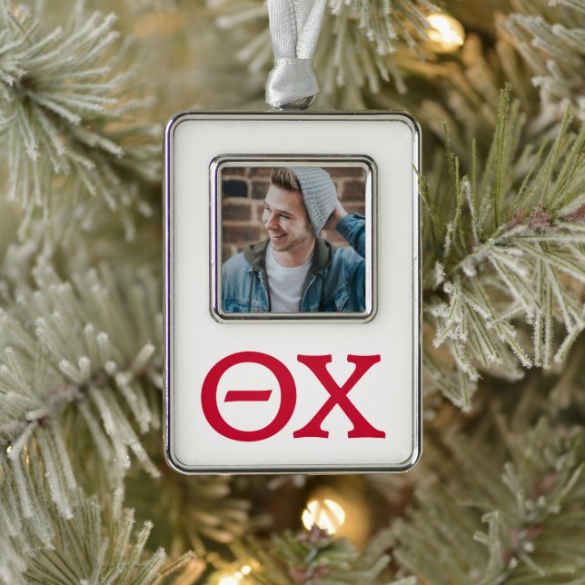 Theta Chi Fraternity Greek Letters Christmas Ornament (Tree)