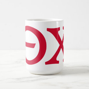 Theta Chi Fraternity Greek Letters Coffee Mug