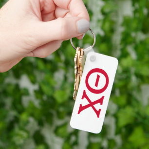 Theta Chi Fraternity Greek Letters Keychain