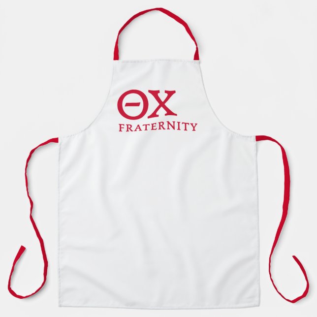 Theta Chi Fraternity Greek Letters Logo Apron (Front)