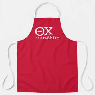 Theta Chi Fraternity Greek Letters Logo Apron