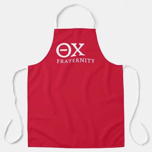 Theta Chi Fraternity Greek Letters Logo Apron (Front)