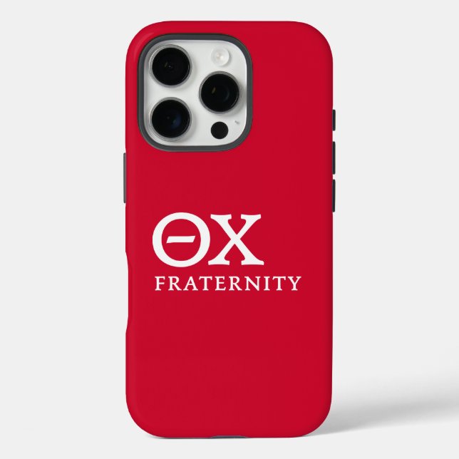 Theta Chi Fraternity Greek Letters Logo Case-Mate iPhone Case (Back)