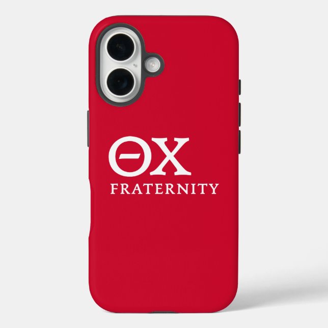 Theta Chi Fraternity Greek Letters Logo Case-Mate iPhone Case (Back)
