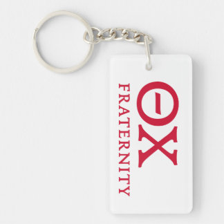 Theta Chi Fraternity Greek Letters Logo Keychain