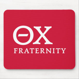 Theta Chi Fraternity Greek Letters Logo Mouse Pad