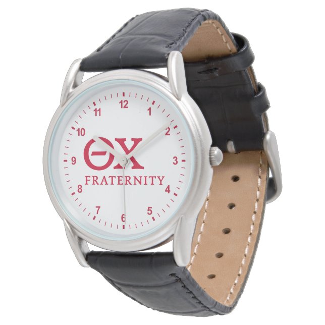 Theta Chi Fraternity Greek Letters Logo Watch (Angled)