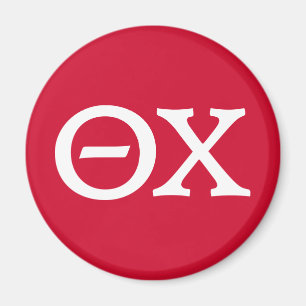 Theta Chi Fraternity Greek Letters Magnet