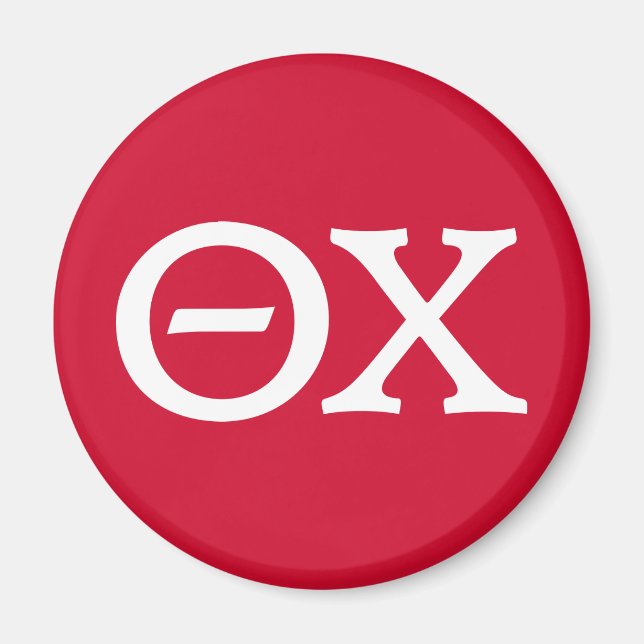 Theta Chi Fraternity Greek Letters Magnet (Front)