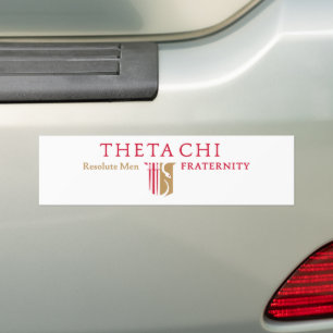 Theta Chi Fraternity Horizontal Emblem Bumper Sticker