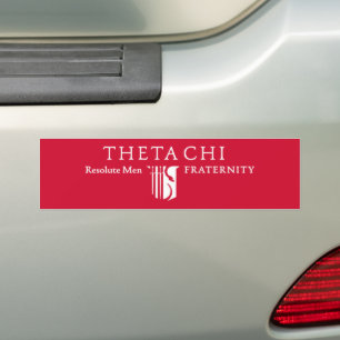 Theta Chi Fraternity Horizontal Emblem Bumper Sticker