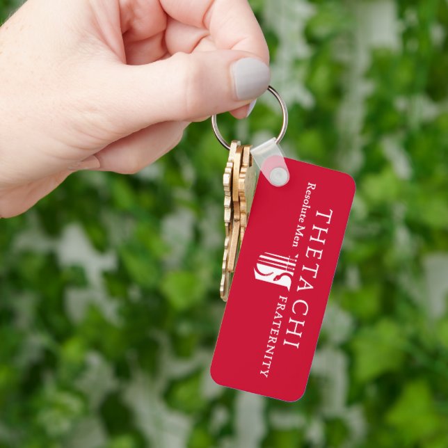 Theta Chi Fraternity Horizontal Emblem Keychain (Hand)