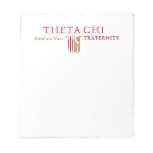 Theta Chi Fraternity Horizontal Emblem Notepad