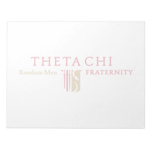 Theta Chi Fraternity Horizontal Emblem Notepad