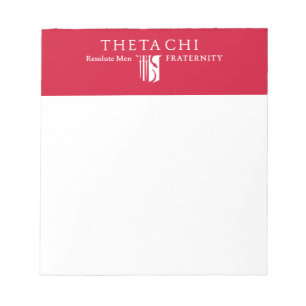 Theta Chi Fraternity Horizontal Emblem Notepad