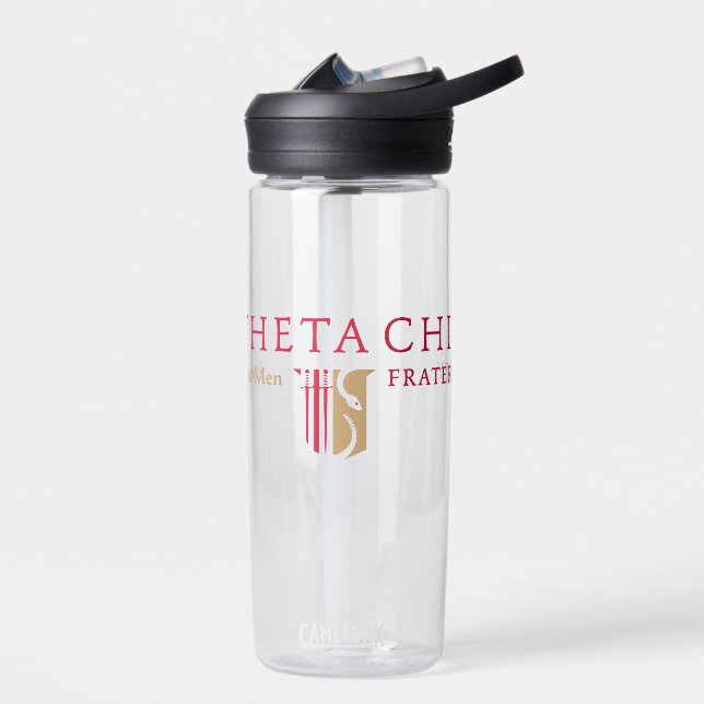 Theta Chi Fraternity Horizontal Emblem Water Bottle (Left)
