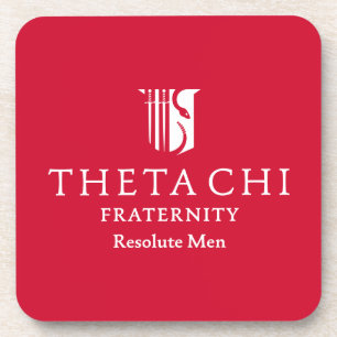 Theta Chi Fraternity Official Emblem Beverage Coaster