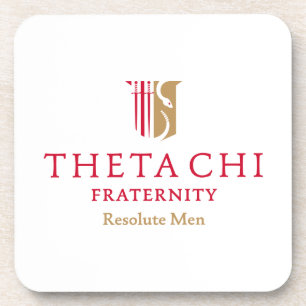 Theta Chi Fraternity Official Emblem Beverage Coaster