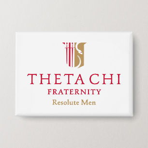 Theta Chi Fraternity Official Emblem Button