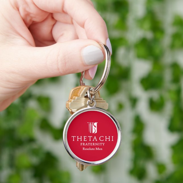 Theta Chi Fraternity Official Emblem Keychain (Hand)