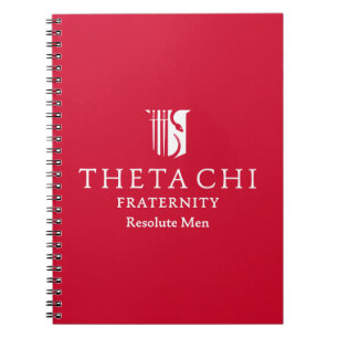 Theta Chi Fraternity Official Emblem Notebook
