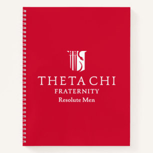 Theta Chi Fraternity Official Emblem Notebook