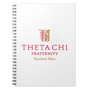 Theta Chi Fraternity Official Emblem Notebook