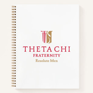Theta Chi Fraternity Official Emblem Notebook