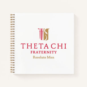 Theta Chi Fraternity Official Emblem Notebook