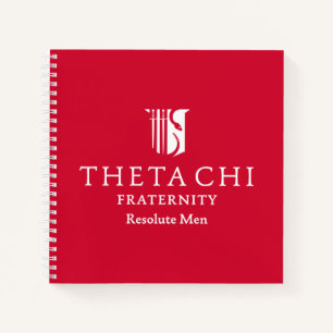 Theta Chi Fraternity Official Emblem Notebook