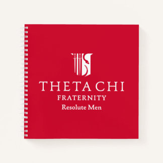 Theta Chi Fraternity Official Emblem Notebook