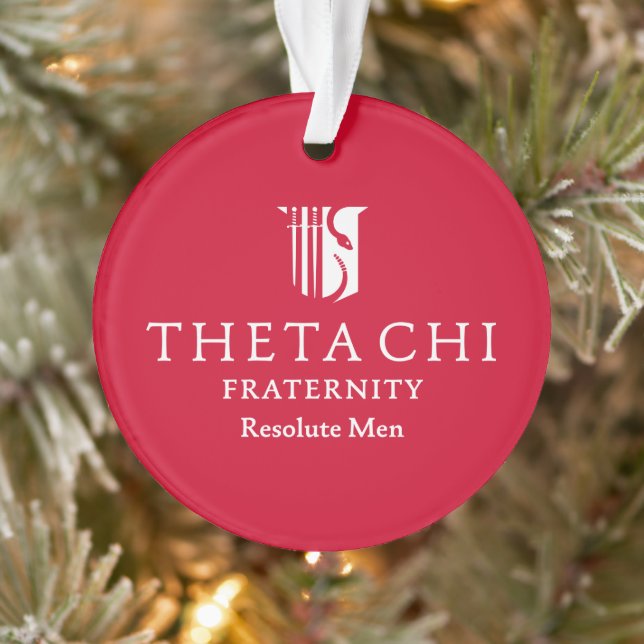 Theta Chi Fraternity Official Emblem Ornament (Tree)