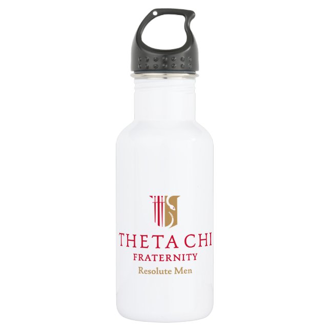 Theta Chi Fraternity Official Emblem Stainless Steel Water Bottle (Front)