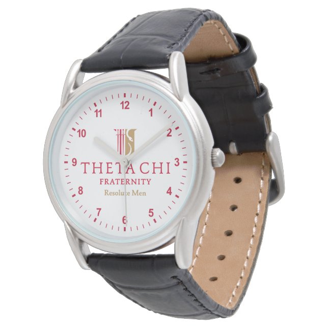Theta Chi Fraternity Official Emblem Watch (Angled)
