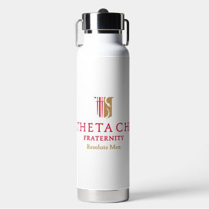 Theta Chi Fraternity Official Emblem Water Bottle