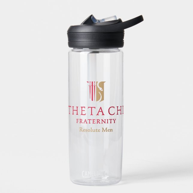 Theta Chi Fraternity Official Emblem Water Bottle (Left)
