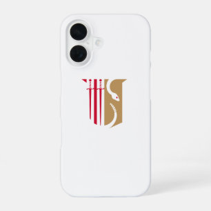 Theta Chi Fraternity Shield Swords & Serpent iPhone 16 Case