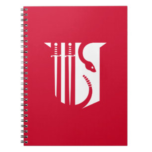 Theta Chi Fraternity Shield Swords & Serpent Notebook