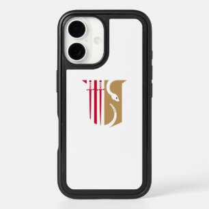 Theta Chi Fraternity Shield Swords & Serpent iPhone 16 Case