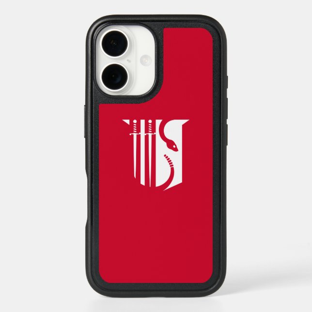 Theta Chi Fraternity Shield Swords & Serpent Otterbox iPhone Case (Back)