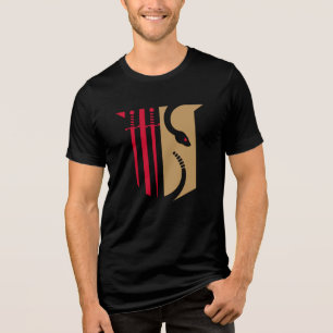 Theta Chi Fraternity Shield Swords & Serpent Tri-Blend Shirt