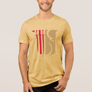Theta Chi Fraternity Shield Swords & Serpent Tri-Blend Shirt