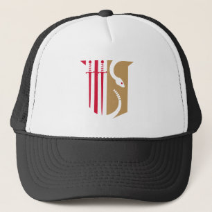 Theta Chi Fraternity Shield Swords & Serpent Trucker Hat