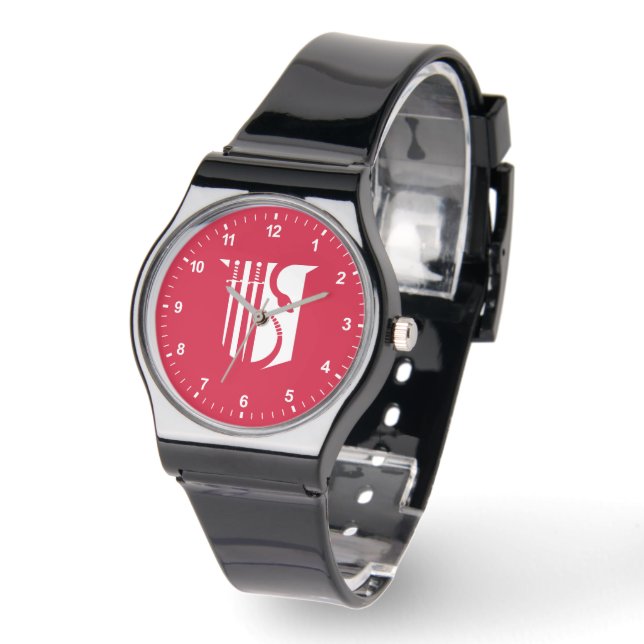 Theta Chi Fraternity Shield Swords & Serpent Watch (Angle)