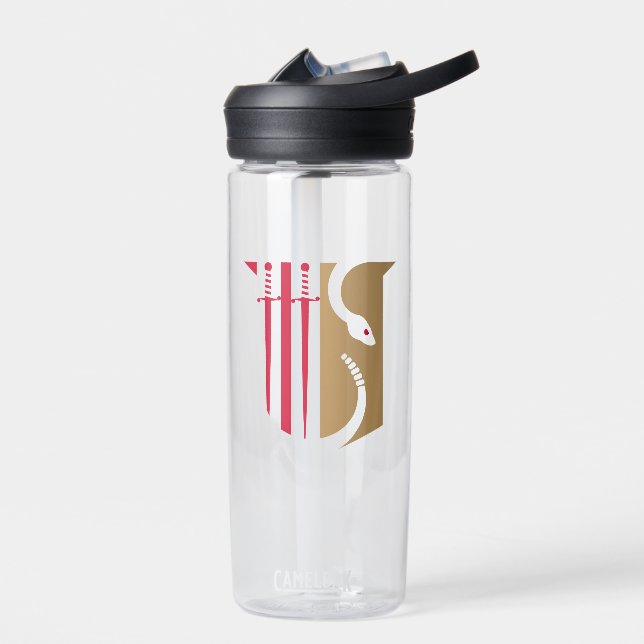 Theta Chi Fraternity Shield Swords & Serpent Water Bottle (Left)