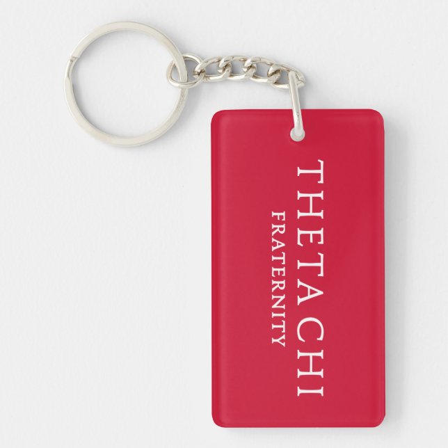 Theta Chi Fraternity Wordmark Keychain (Front)